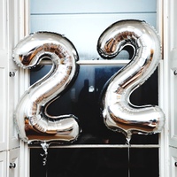 Цифри фольговані 